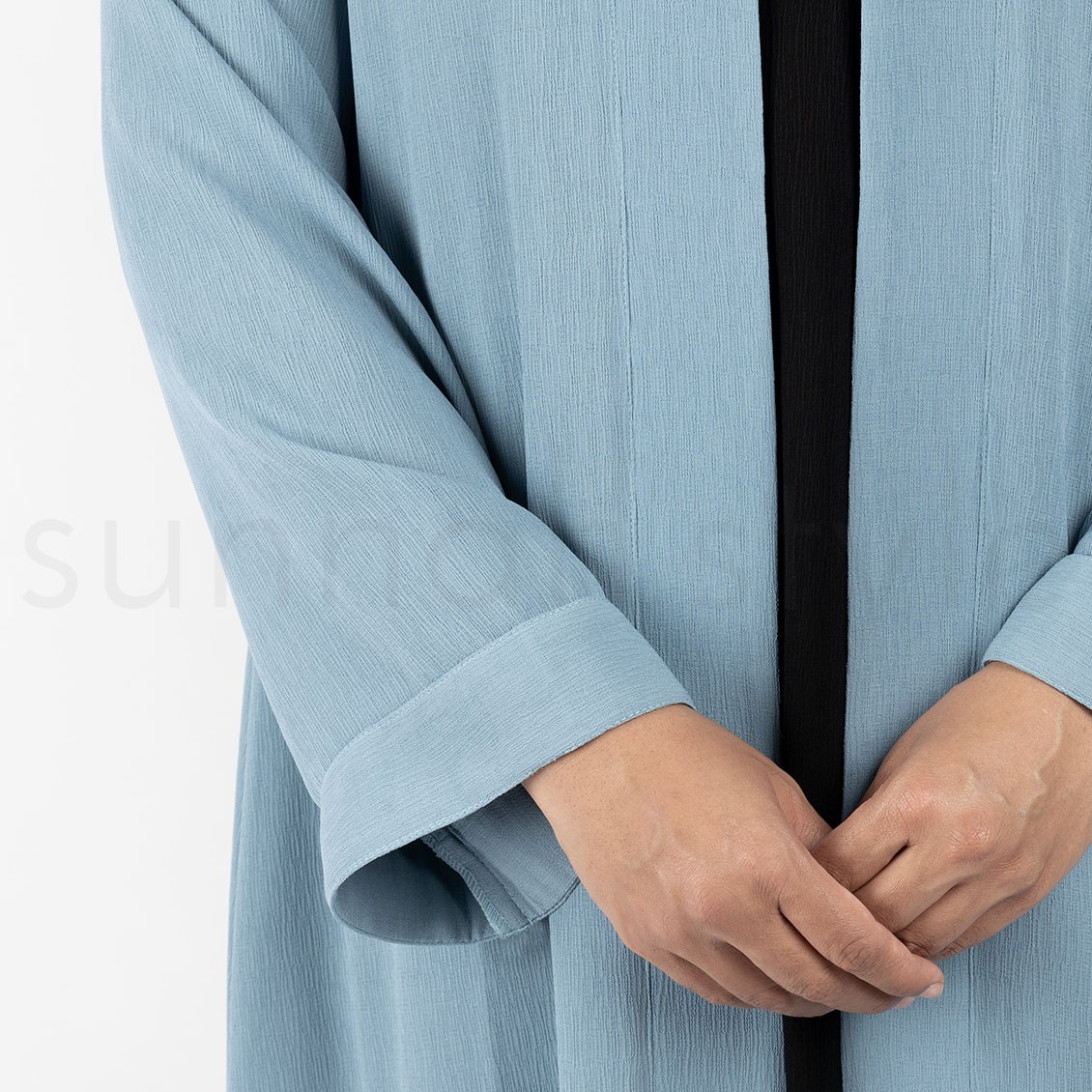Sunnah Style Brushed Robe Sky Blue